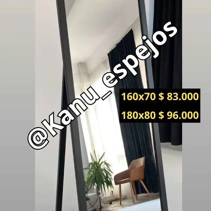 Espejo vestidor madera con Pie varías medidas disponibles!