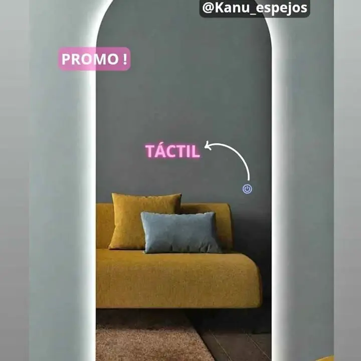 Super promo! espejo arco sistema touch varías medidas disponibles!