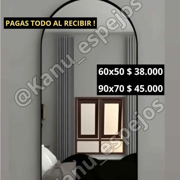 Espejo Arco PVC varías medidas disponibles!