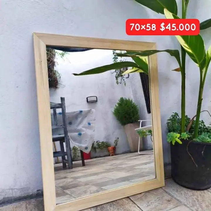 Espejos de madera 70×58! Ideal para baños!