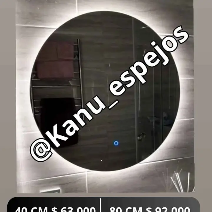 Espejos touch circulares precios actuales!