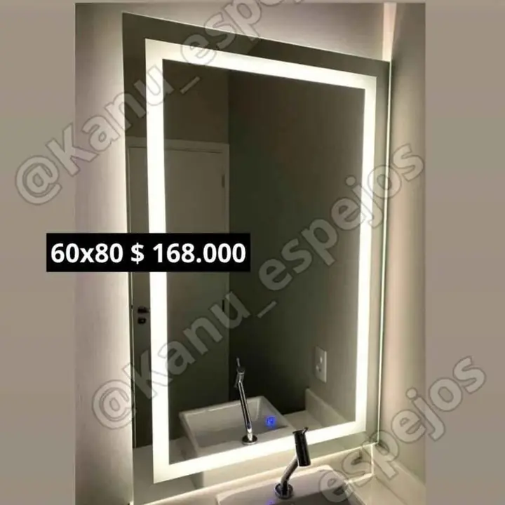 Espejo Led sistema Touch 60×80