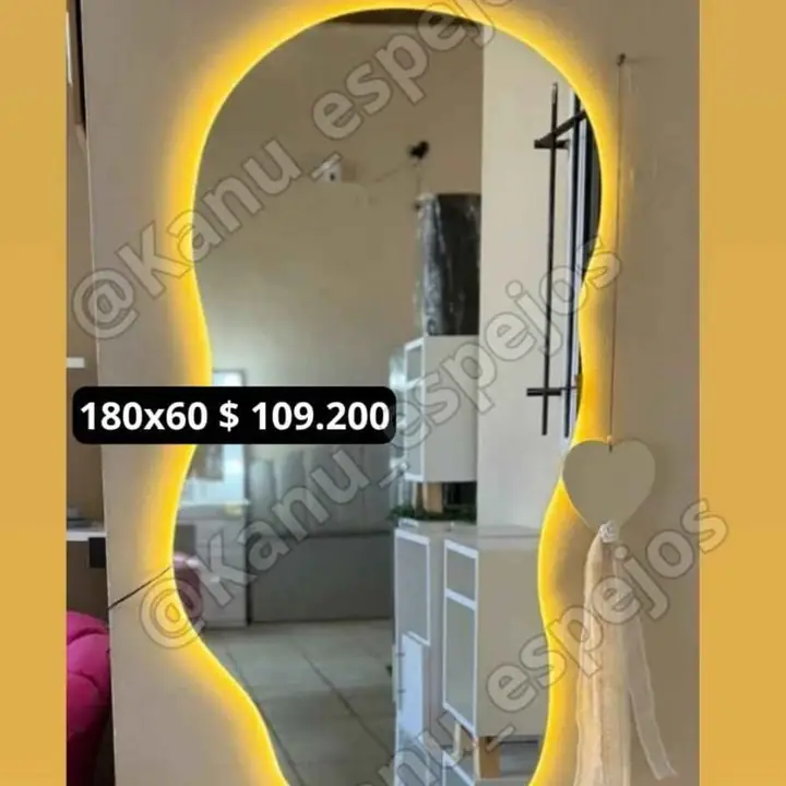 Espejo Nube vestidor Led 180×60