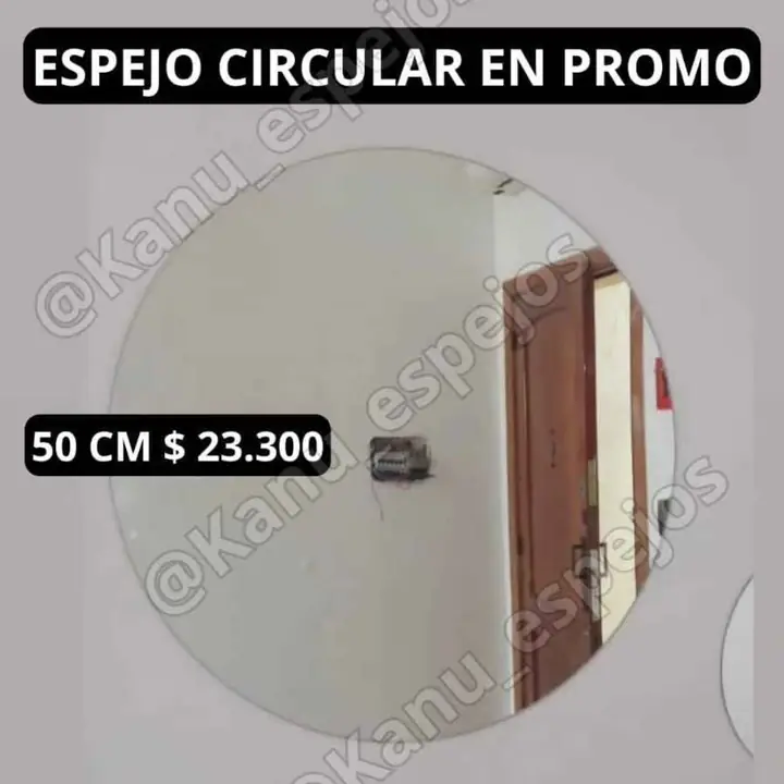 Oferta! Espejo Circular 50 cm