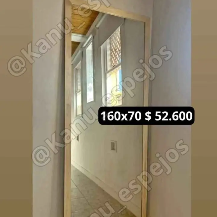 Espejo Vestidor de madera 160×70
