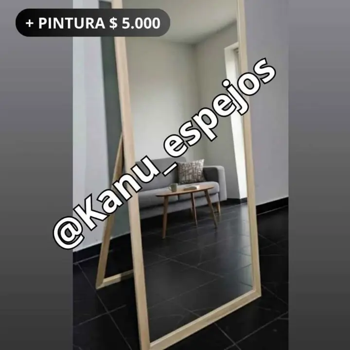 Espejo de madera con Pie varías medidas disponibles!