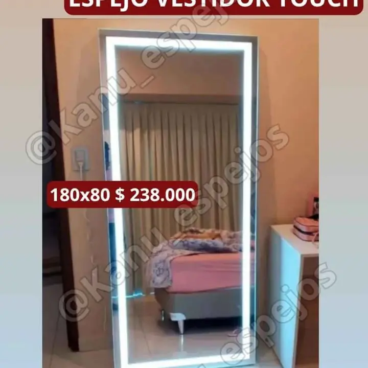 Espejo Vestidor touch 180×80