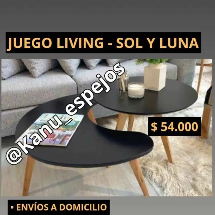 Juego living sol y luna