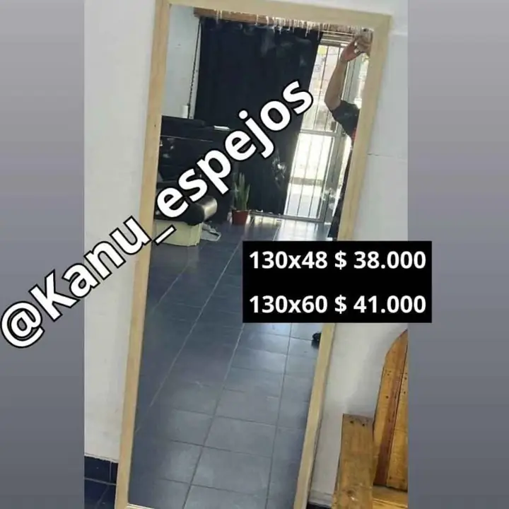 Espejo de madera varias medidas