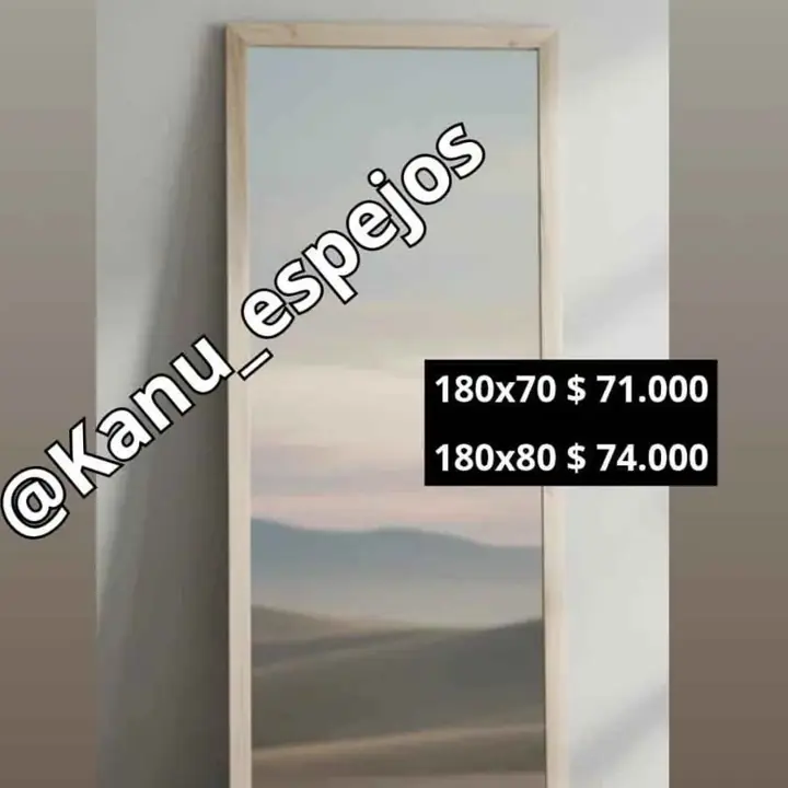 Espejo de madera varias medidas