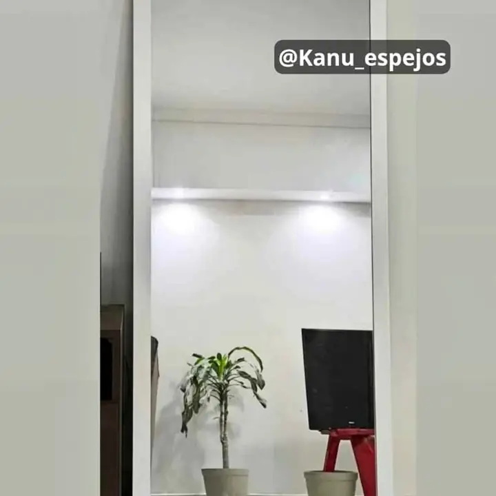 Espejo vestidor de madera color blanco!