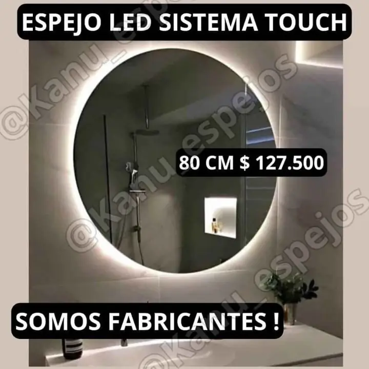 Espejo Led sistema Touch 80 cm