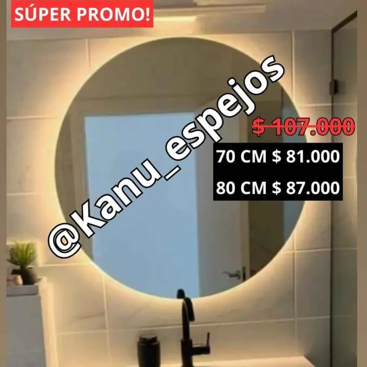 PROMO! Espejos Circulares LED!