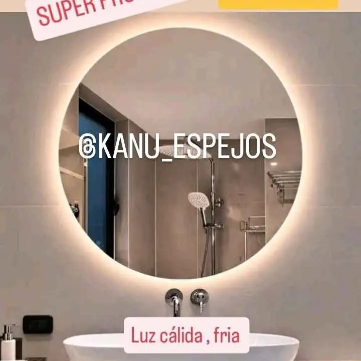 Promo! espejo circular LED 60 cm!
