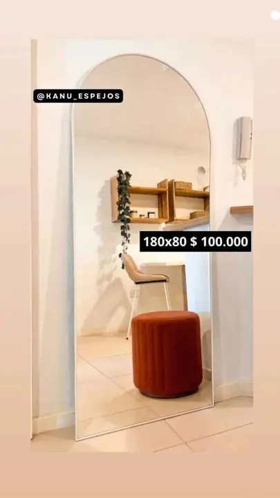 Espejo arco vestidor 180×80!