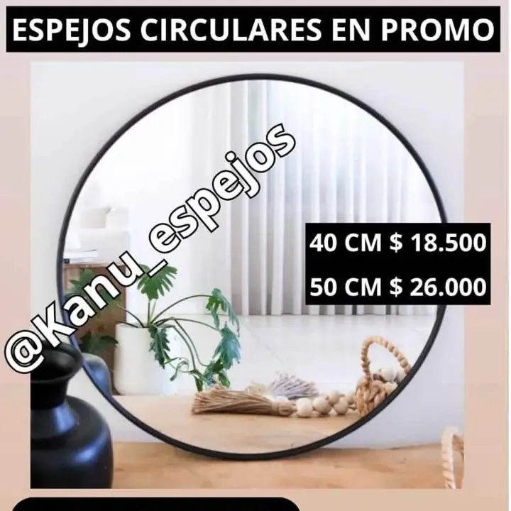 PROMO! Espejos Circulares varias medidas