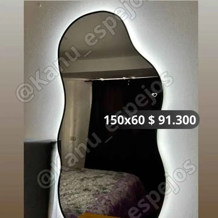 Espejo nube LED 150×60