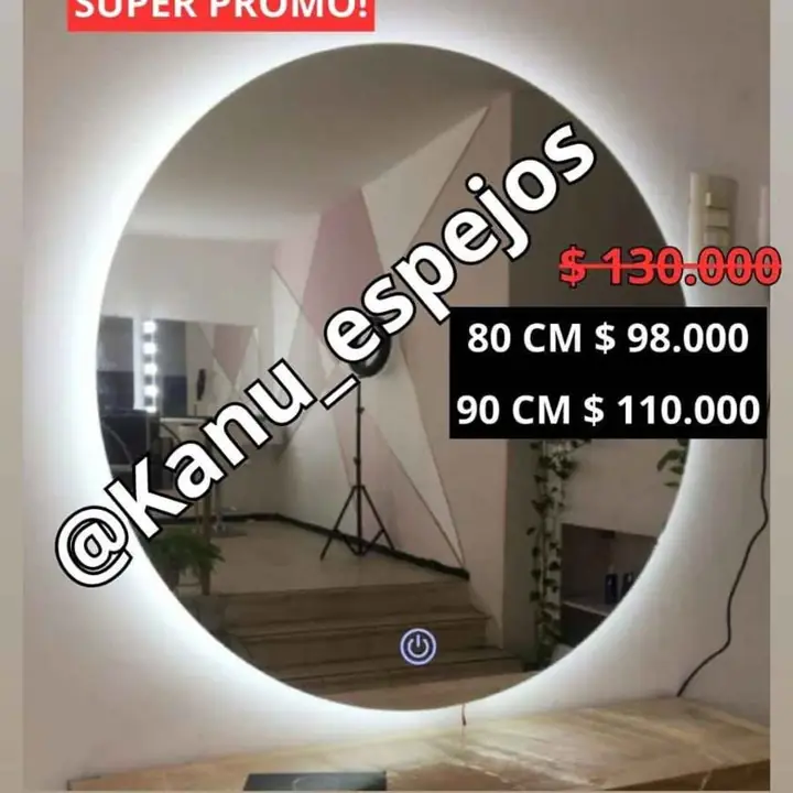 PROMO! Espejo circular sistema Touch