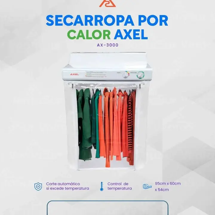 Secarropas por Calor Axel Blanco AX-3000