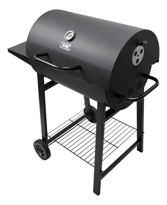 NUEVAS Parrilla Móvil KTO BBQ-2 C/Tapa Color Negra