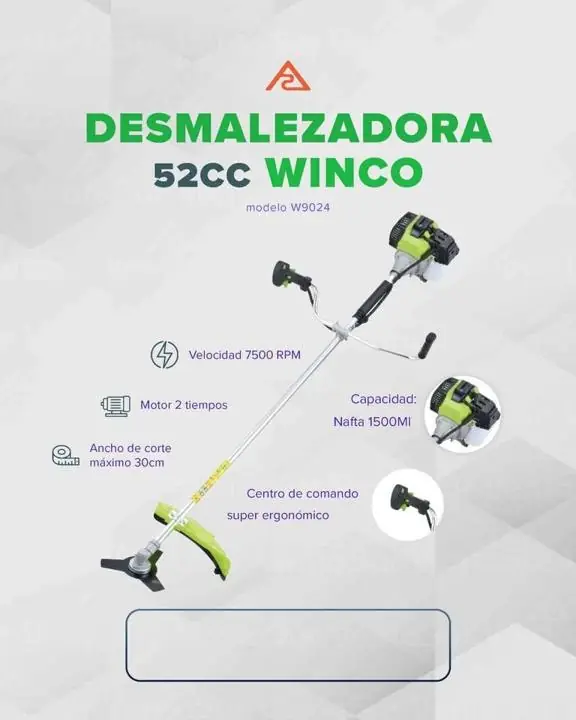 Desmalezadora Naftera Winco 52cc