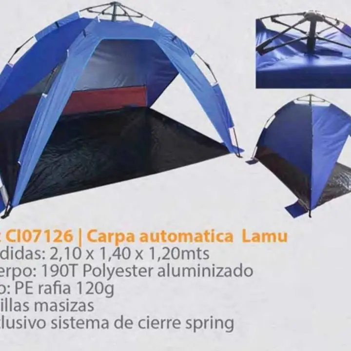 Carpas automaticas para playa nahuel