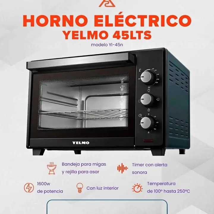 Horno Eléctrico 45 lts YL-45N