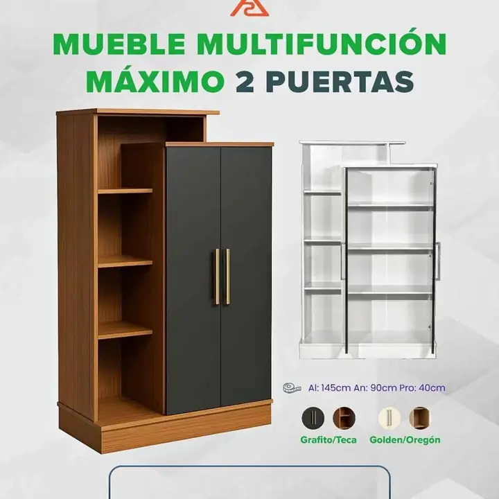 Mueble Multifunción Máximo 2 Puertas