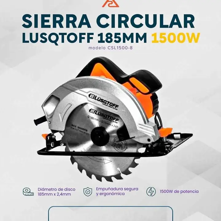 NUEVAS Sierra Circular Lusqtoff 1500W