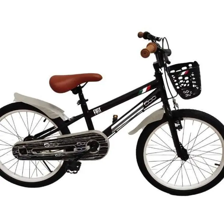 Bicicleta Dencar Retro R20 negro/Beige/ con canasto