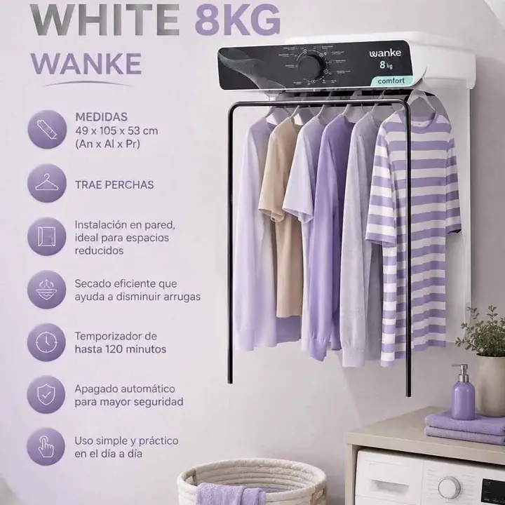 NUEVOS Secarropas comfort wanke 8kg