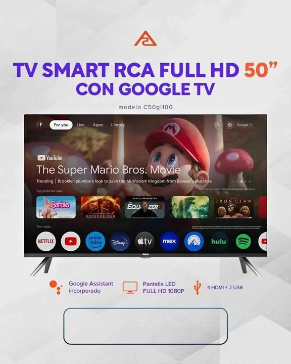Smart TV RCA 50" C/google TV FHD