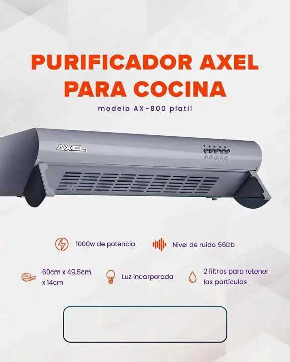 Purificador Axel Platil AX-800