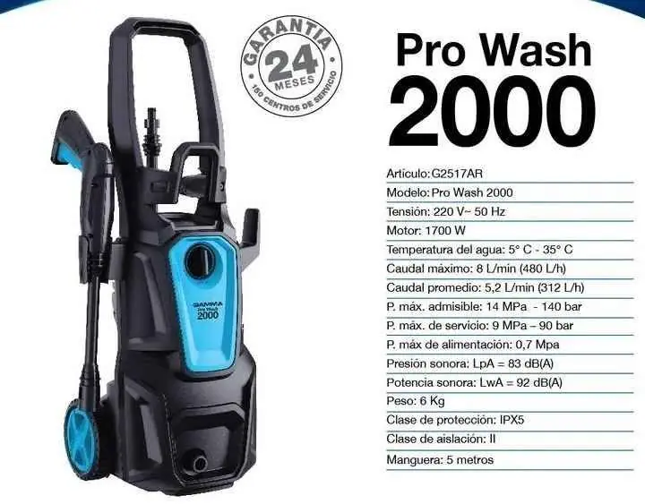 Hidrolavadora Gamma Pro Wash 2000
