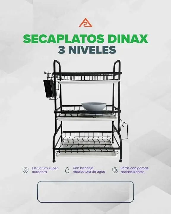 Secaplatos Platos Dinax 3 Niveles