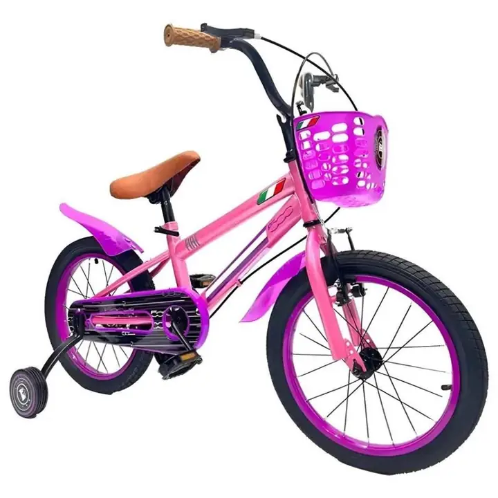 Bicicleta Dencar Retro R16 C/Canasto Rosa