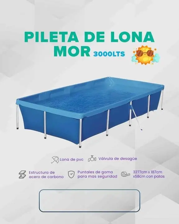 Pileta Mor 3000 Litros