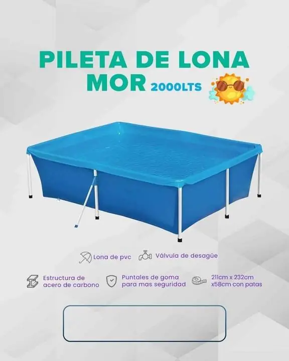 Pileta Mor 2000 litros