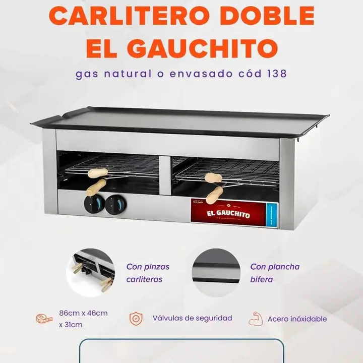Carlitero Acero el Gauchito C/Plancha G/E