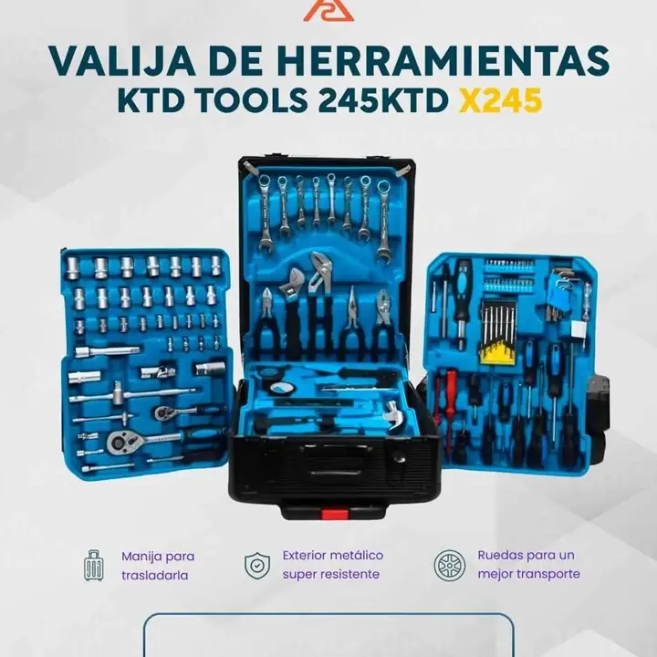 Maletín de herramientas ktd tools 245