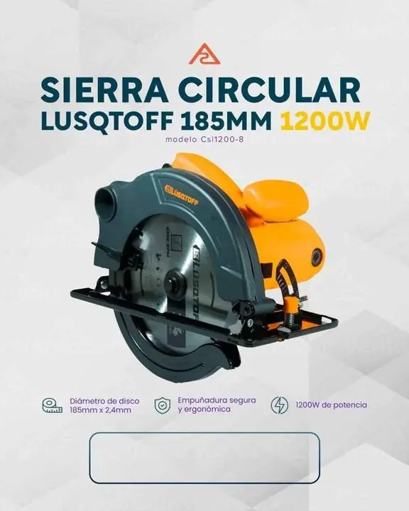 Sierra Circular Lusqtoff 1200W