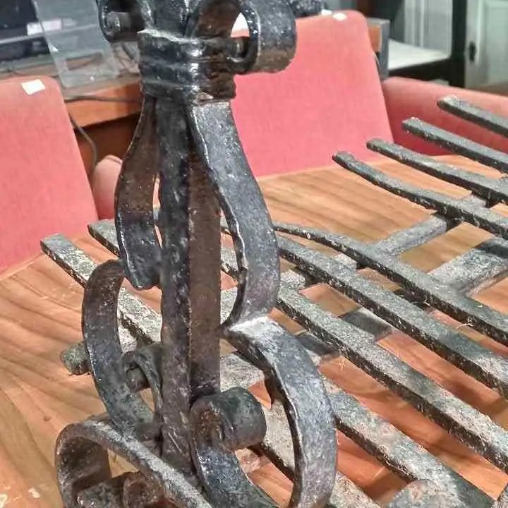 Leñero brasero para chimenea