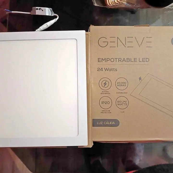 Plafón empotrable led 24 watts