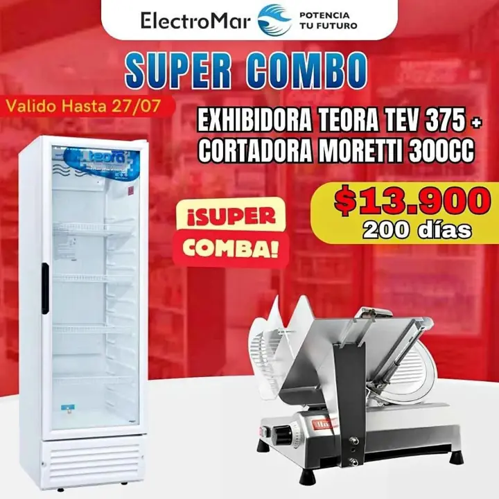 Cortadora de fiambre pago diario