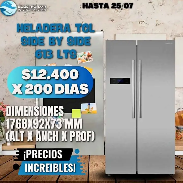 Heladera pago diario