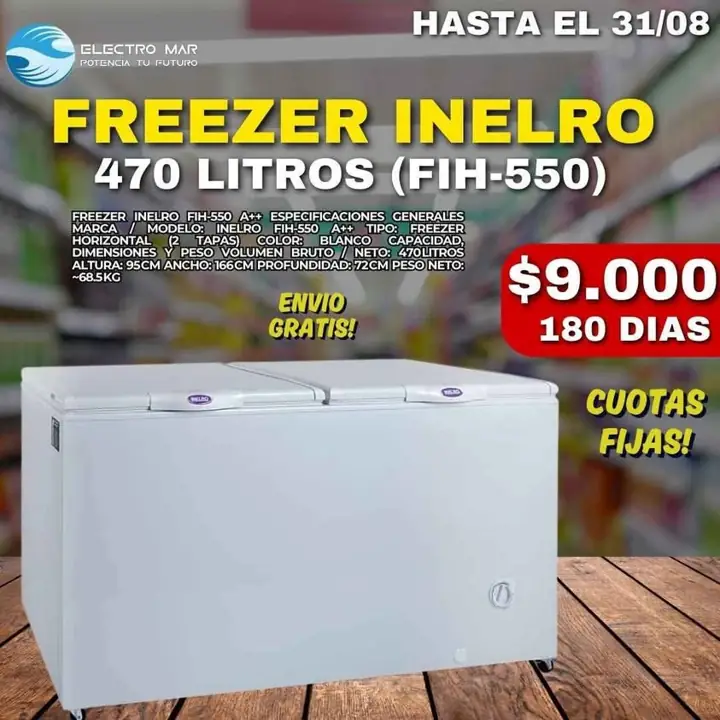 Freezer pago diario