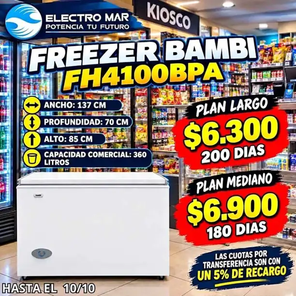 Freezer pago diario