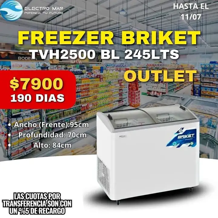 Freezer pago diario