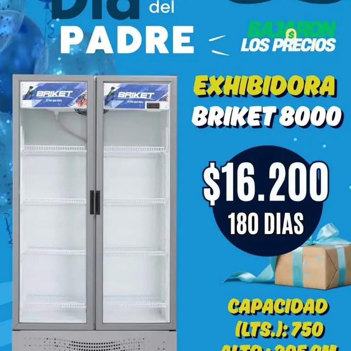 Heladera exhibidora