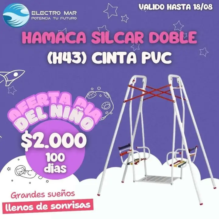Hamaca calesita pago diario